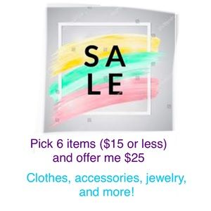 🌟🌟 6 items x $25 🌟🌟